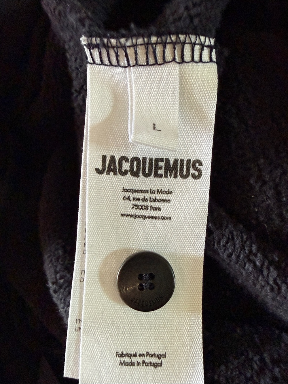 Jacquemus Navy Blue Elastic-Waist Sweatpants - Picture 5 of 5
